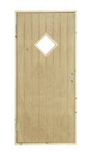 Udhusdør m/rude venstrehængt 94,8 x 205 cm